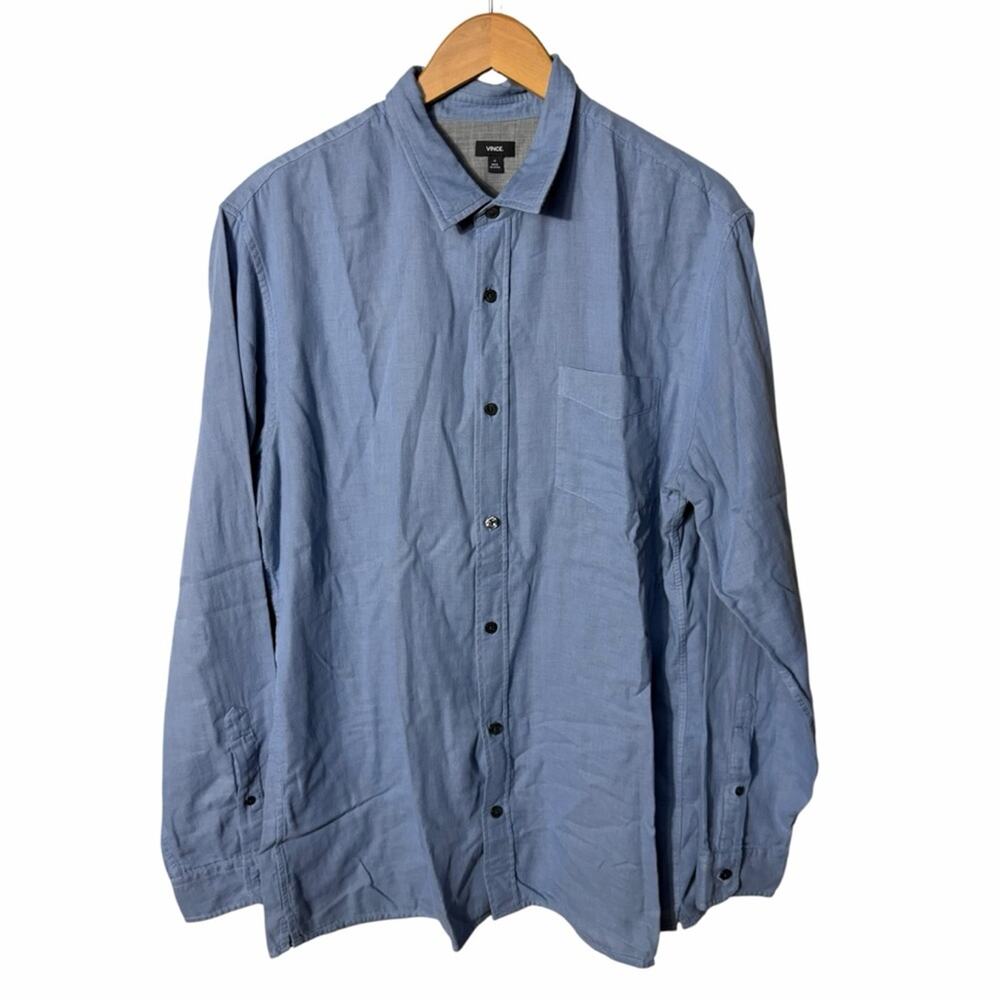 Vince Men's Long Sleeve Casual Button Down Shirt Size XL